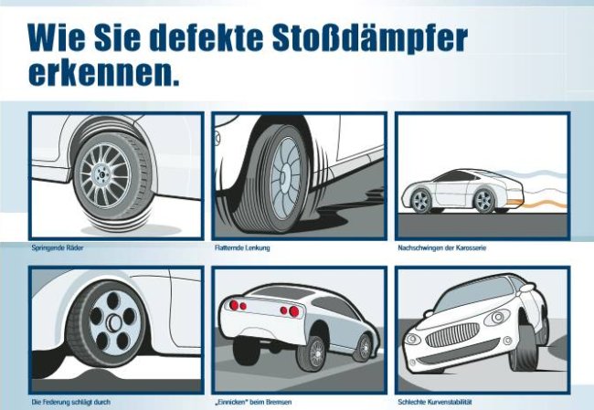 BILSTEIN : Defekte Stoßdämpfer erkennen / (c) BILSTEIN